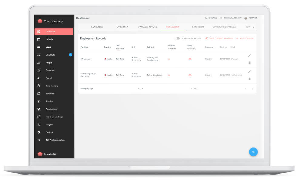 Employee data made easy