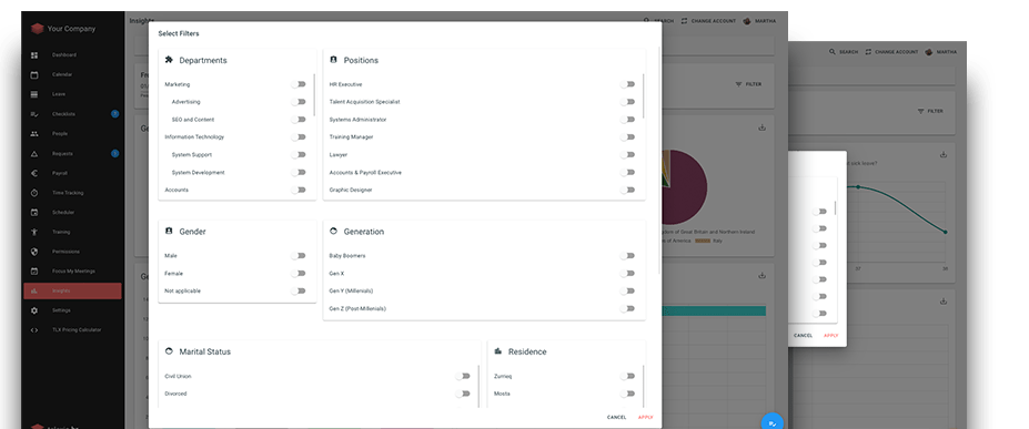 Make data-driven decisions and analyse your HR data efficiently