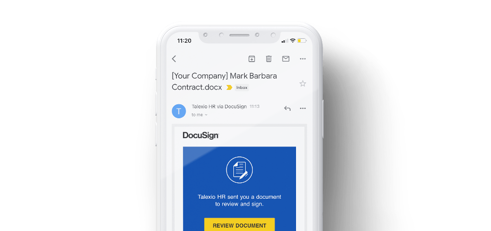 Save time with automatically generated contracts and digital signatures